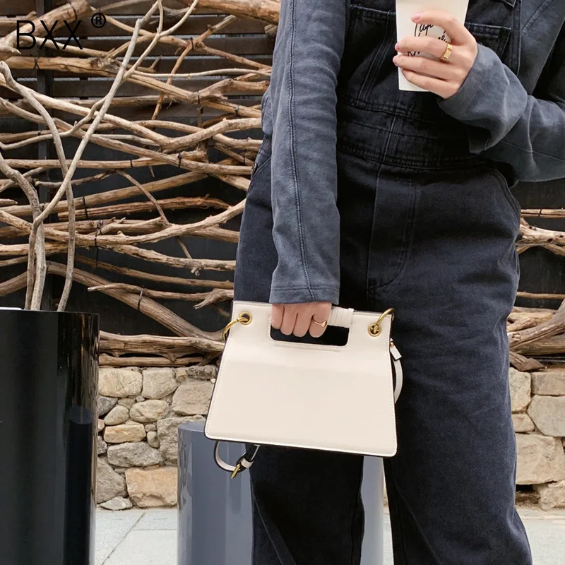 

[BXX] 2019 New Arrival Women's Single Shoulder Bag All-match Weaving Crossbody Bag Ladies PU Leather Chic Handbag HE606