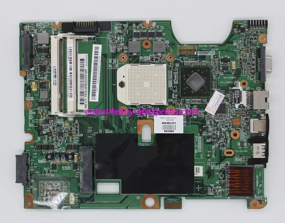 

Genuine 498460-001 07241-5 48.4J103.051 UMA Laptop Motherboard Mainboard for HP CQ60 G60 Series Notebook PC