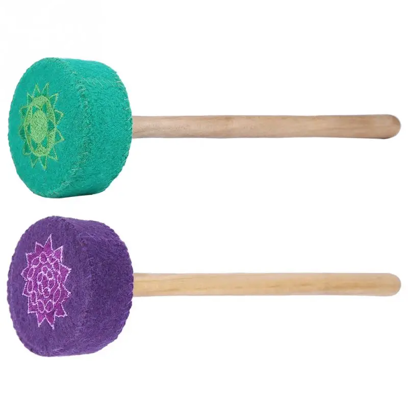 

Handmade Hard Wood Felted Striker Mallet Stick for Tibetan Buddhism Singing Bowl Easing Body And Mind