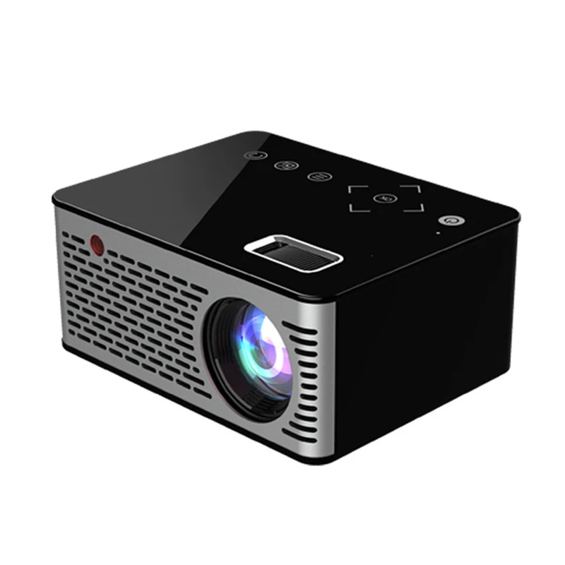 T200 мини портативный проектор для дома и жизни HD детский домашний кинотеатр проектор для ноутбука проектор с дистанционным управлением