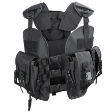 HS Quick Release Navy Seal Chest Rig тактическое несущее оборудование для 165-180 см людей-черный