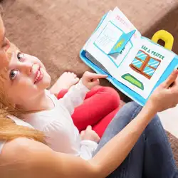 Мягкие Детские Мягкая книжка для младенцев сон ранняя Ткань Книга дети английский познавательное обучение Развивающие игрушки Детские