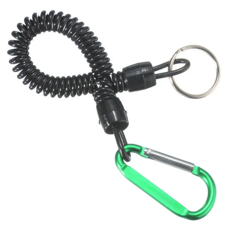 

2pcs Vertvie 5 Colors Fishing Ropes Camping Fishing Tools Boat Lanyards Fishing Spring Coil Secure Lip Grips Pliers Tackle Tool