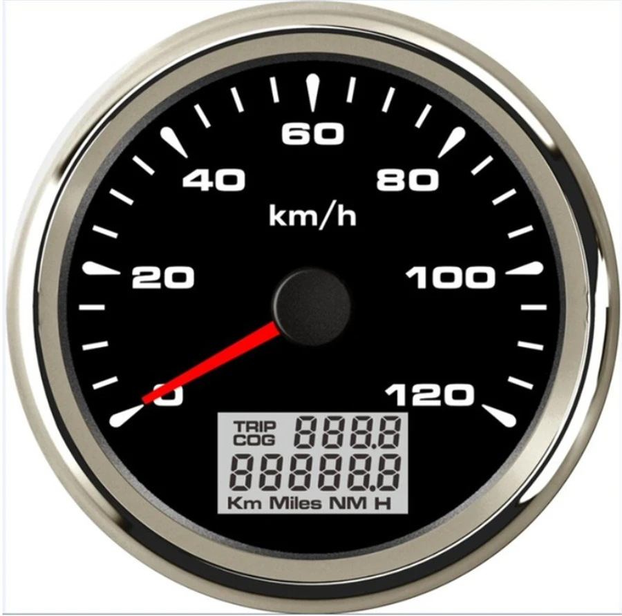 

New 85mm GPS Speedometer 120kmh Speed Gauge Odometer for ATV UTV Motorcycle Marine Boat Buggy Golf Go Cart 12V/24V