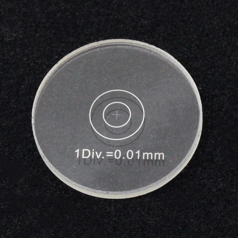 Diameter 8 mm 19 mm 20 mm Ocular Micrometer DIV 0.01 mm Cross Ruler Scales Calibration Microscope Eyepiece Micrometer