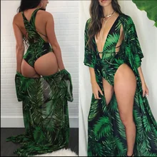 Женский купальник, бикини, пляжная одежда, сексуальная накидка, кафтан, женское летнее длинное платье