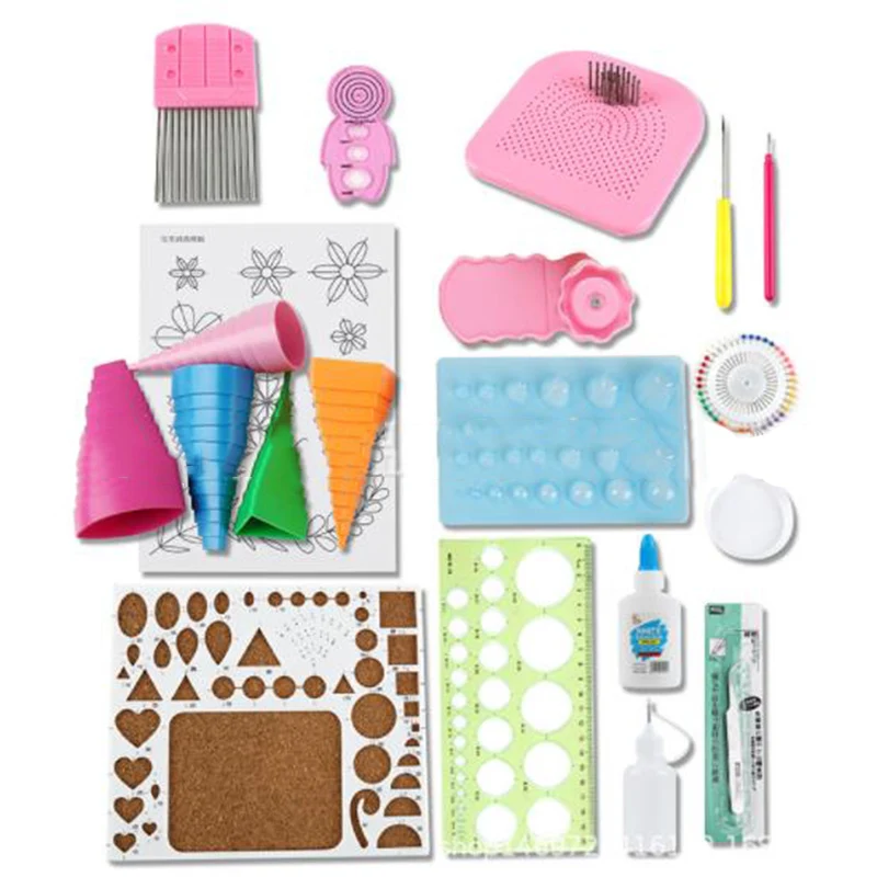 

1 * Quilling Tools Kit Multiple styles High quality and brand new Sticker for home decoration