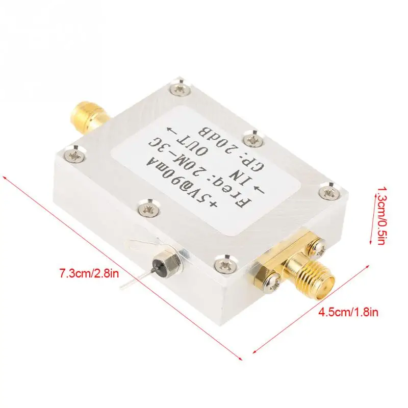 Новый 1 шт. Wideband усилитель мощности 0 02 3 ГГц усиление 20 дБ РЧ модуль платы