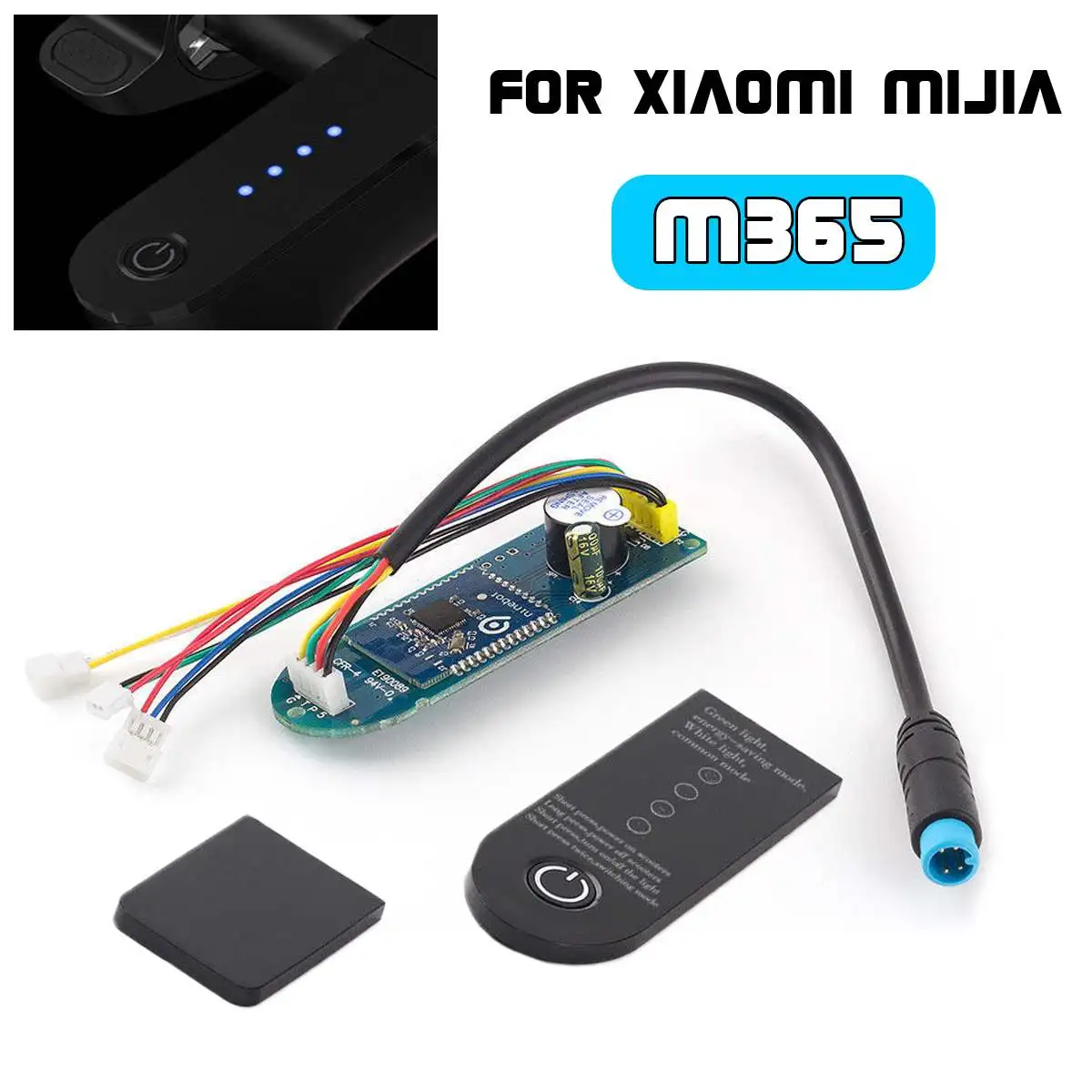 

Scooter Circuit Board with Dashboard Cover Display Screen Cover Case for XIAOMI MIJIA M365 Scooter Skateboard Circuit Board