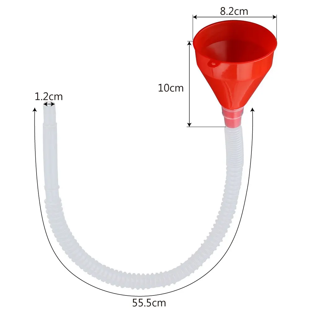 2 в 1 топливный бензин дизель Воронка пластик авто аксессуары гибкий для автомобиля мотоцикла грузовика автомобиля резервуар для воды воронка