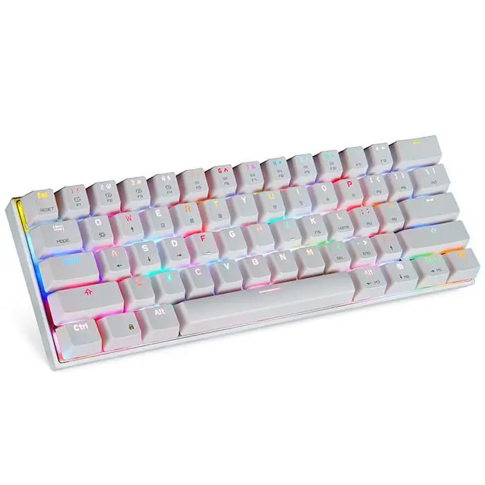 

MOTOSPEED CK62 Keyboard Bluetooth/USB Keyboard Dual Mode Mechanical Keyboard with RGB Backlight Gaming Keyboard