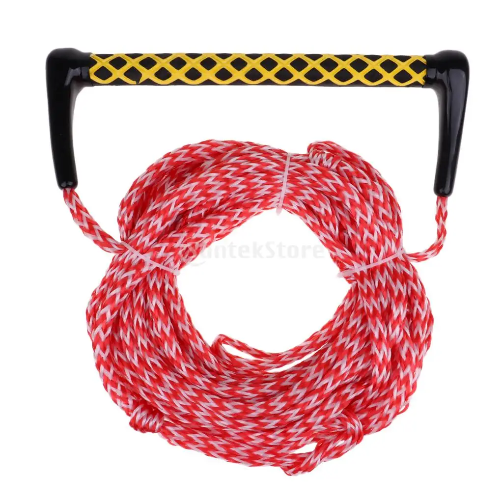 72ft 1 Section Water Ski Rope Tow Harness Leash Cord Line with 15 inch