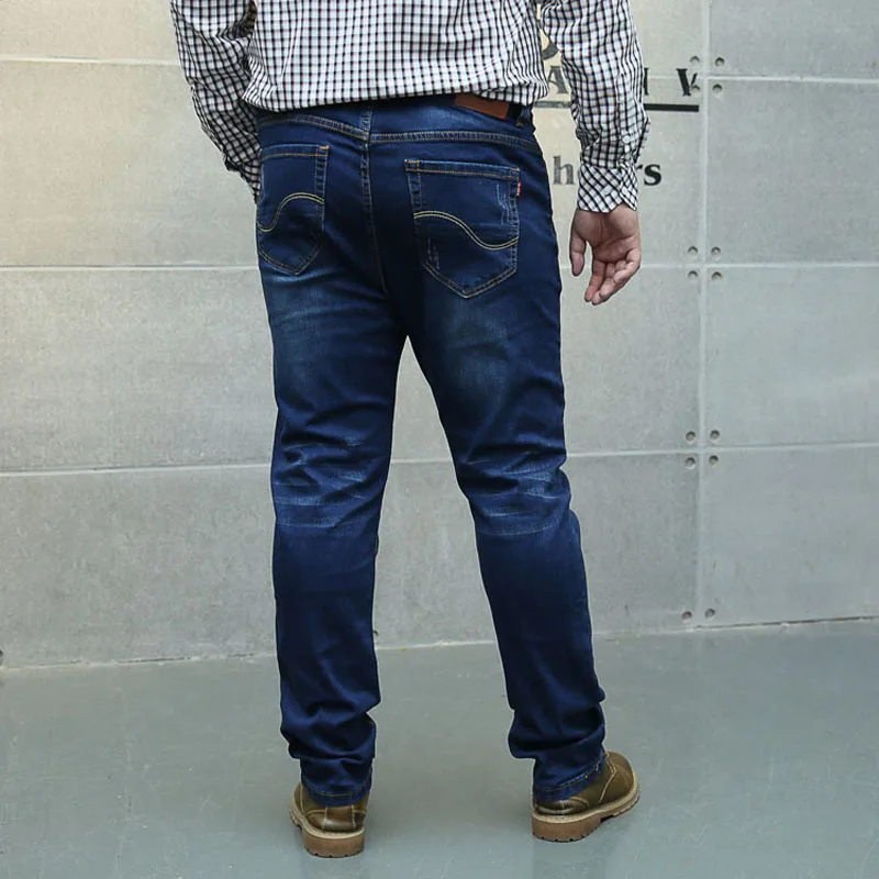 2018 New Brand Jeans Retro Straight Denim Jeans Men Casual Men Long Pants Trousers Business Biker Jean Plus Size 6XL 7XL 8XL 2018 New Brand Jeans Retro Straight Denim Jeans Men Casual Men Long Pants Trousers Business Biker Jean Plus Size 6XL 7XL 8XL