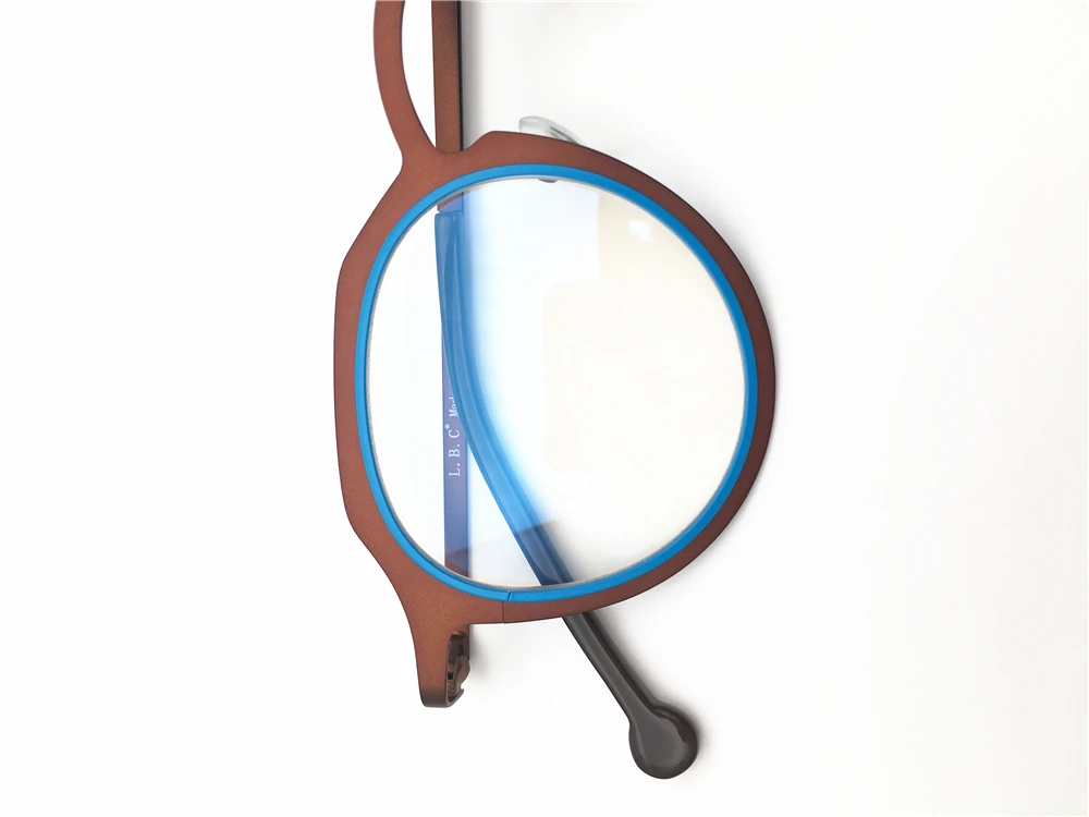 Оправа для очков из сплава, мужские ультралегкие Женские винтажные маленькие очки неправильной формы по рецепту, ретро очки с оптической оправой 5502