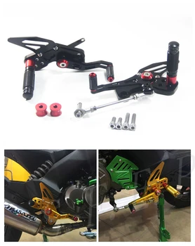 

CNC Adjustable Rearset Foot Pegs Rest Pedal For Kawasaki Z125 & Z125Pro 2016-2017-2018