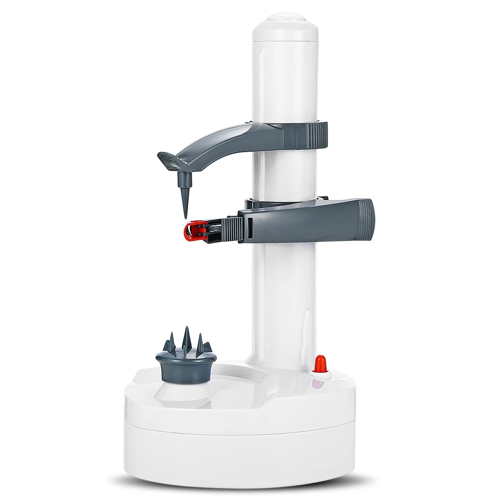 Многофункциональный Электрический Овощечистка Овощи Фрукты Яблоко Овощечистка Автоматическая нержавеющая сталь пилинг машина кухонный инструмент 2 запасных лезвия