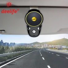 Deelife Громкая связь Bluetooth автомобильный комплект Солнцезащитный козырек динамик авто беспроводной динамик телефон Carkit для телефона руки бесплатно