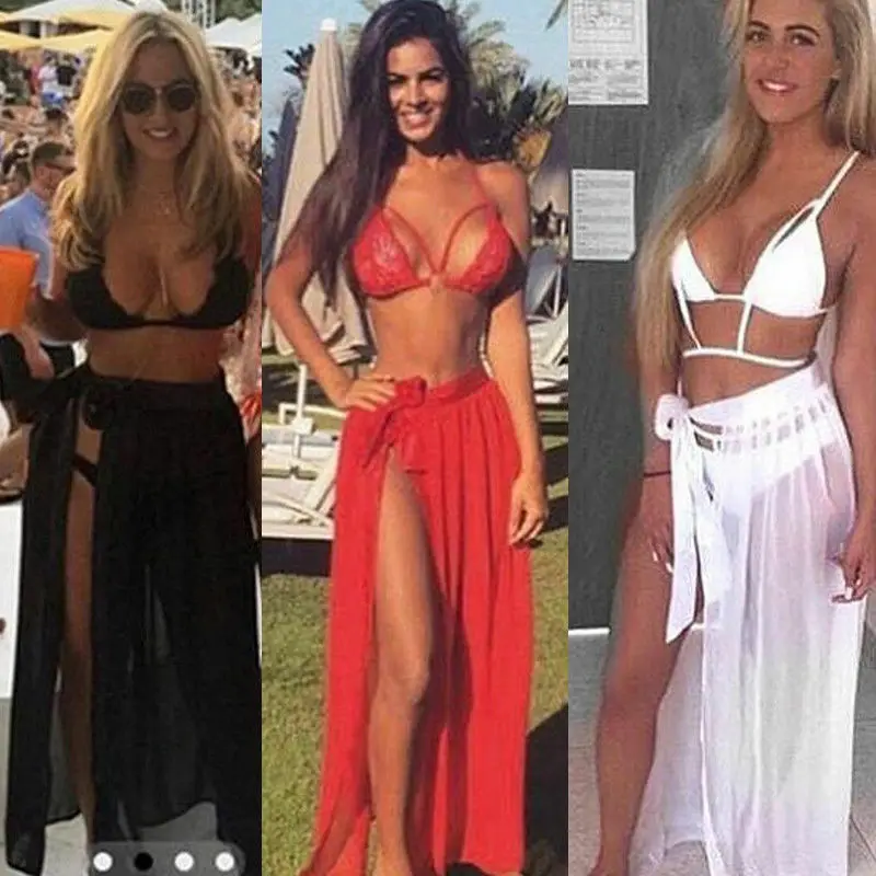 

Women Swimwear Bikini Beach Wear Cover Up Swim Wrap Skirt Beach