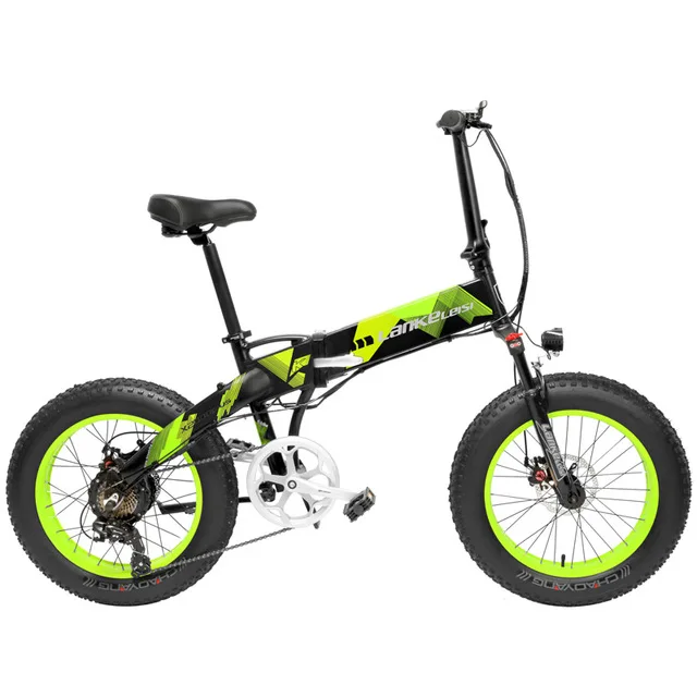 Top 20 Inch Electric Snow Bike Electric Bicycle Two Wheel Brushless Motor 500W 48V Mountain Bike Folding Portable Electric Scooter 2