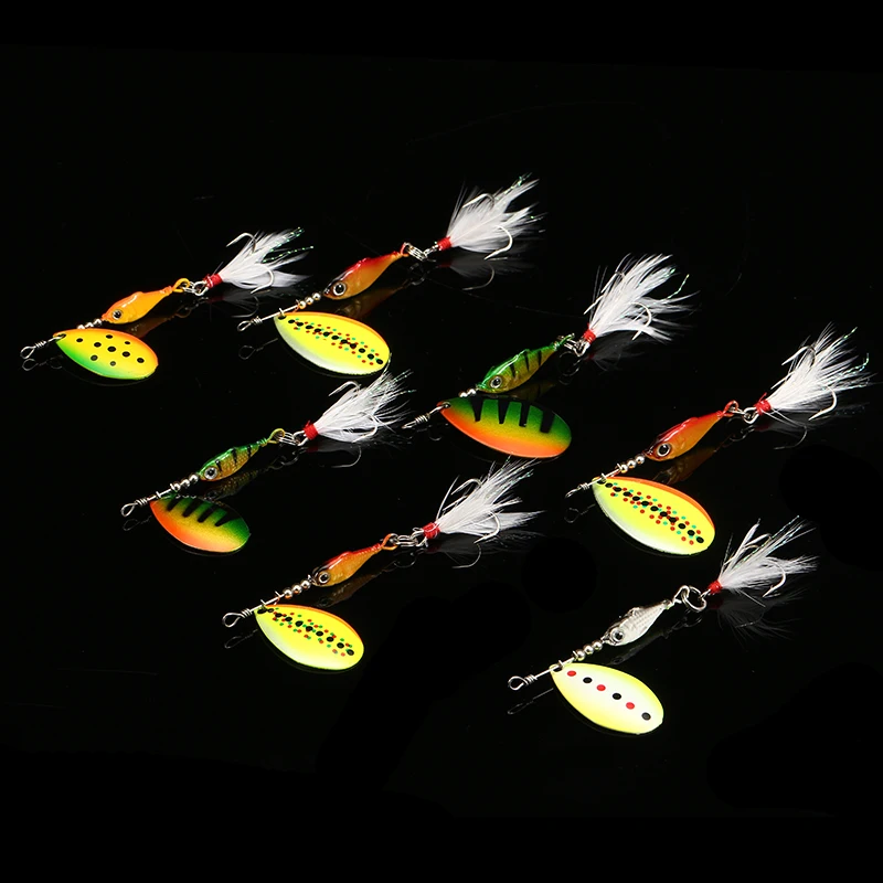 

Abu Garcia Active 1pc Fishing Active Spinner Lure 7g/12g 5 colors Hard Bait Durable Swim Bait Fishing Tackle Accessories Pesca