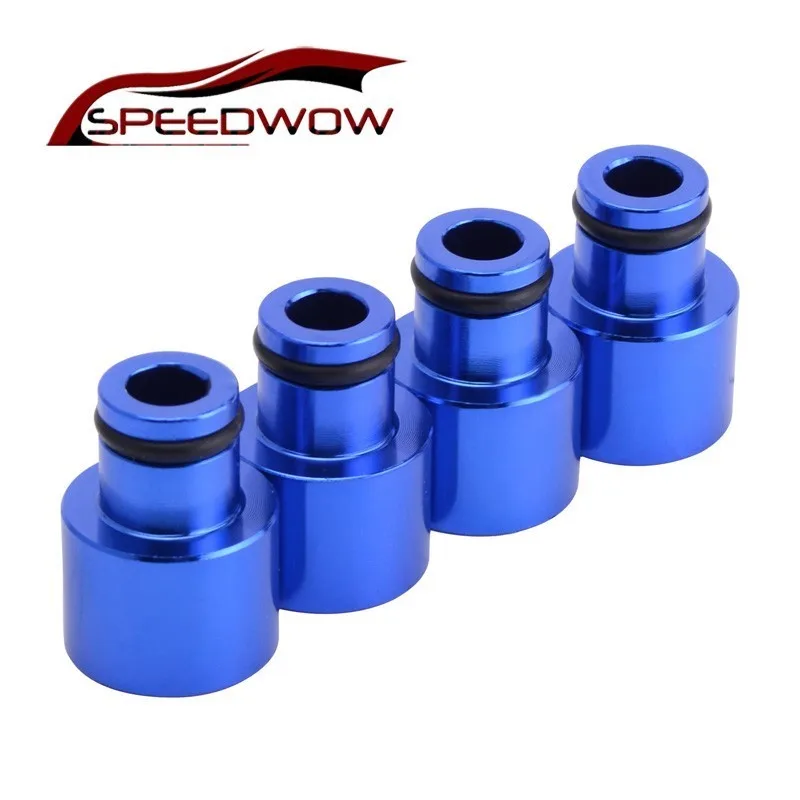 4pcs Car Fuel Injector Hat Nozzle Adapters Alloy For B16 B18 D16Z D16Y FP022