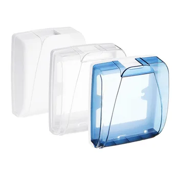

CLAITE 86 Type Wall Switch Waterproof Wall Socket Plate Panel Light Switch Box Cover Protector for Bathroom Accessory