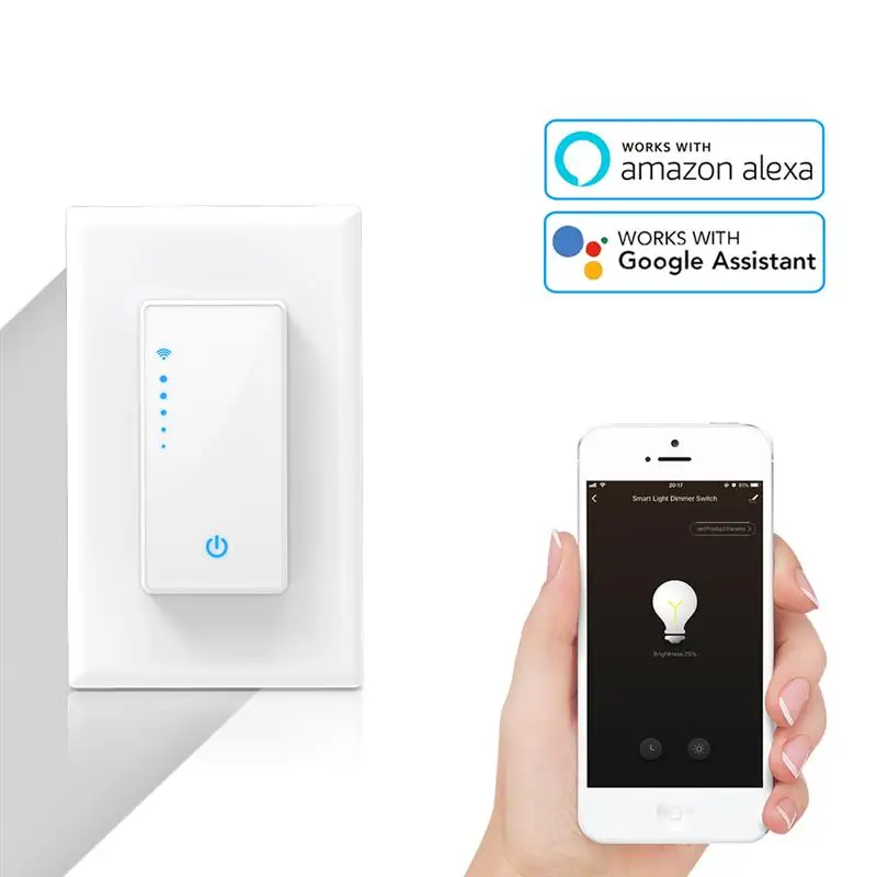 

LED Light Dimmer Touch Screen Sensor Switch AC 120V US Wall Smart Touch Switch Lamp Switch Module Remote Control