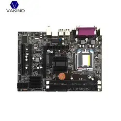 Новый G41 кабельный адаптор материнской LGA771 Поддержка DDR3 4 ядра Dual PCI одноцветное конденсатор плата