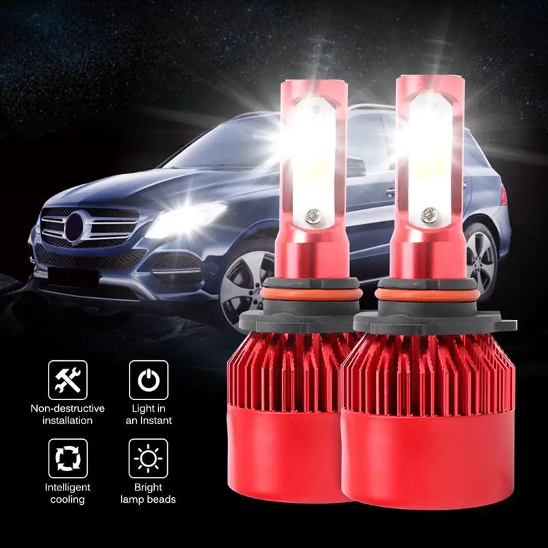 High Brightness Car Headlights 36W 8000LM White Automobiles LED Lamps 6000K Fog Light Bulbs H1