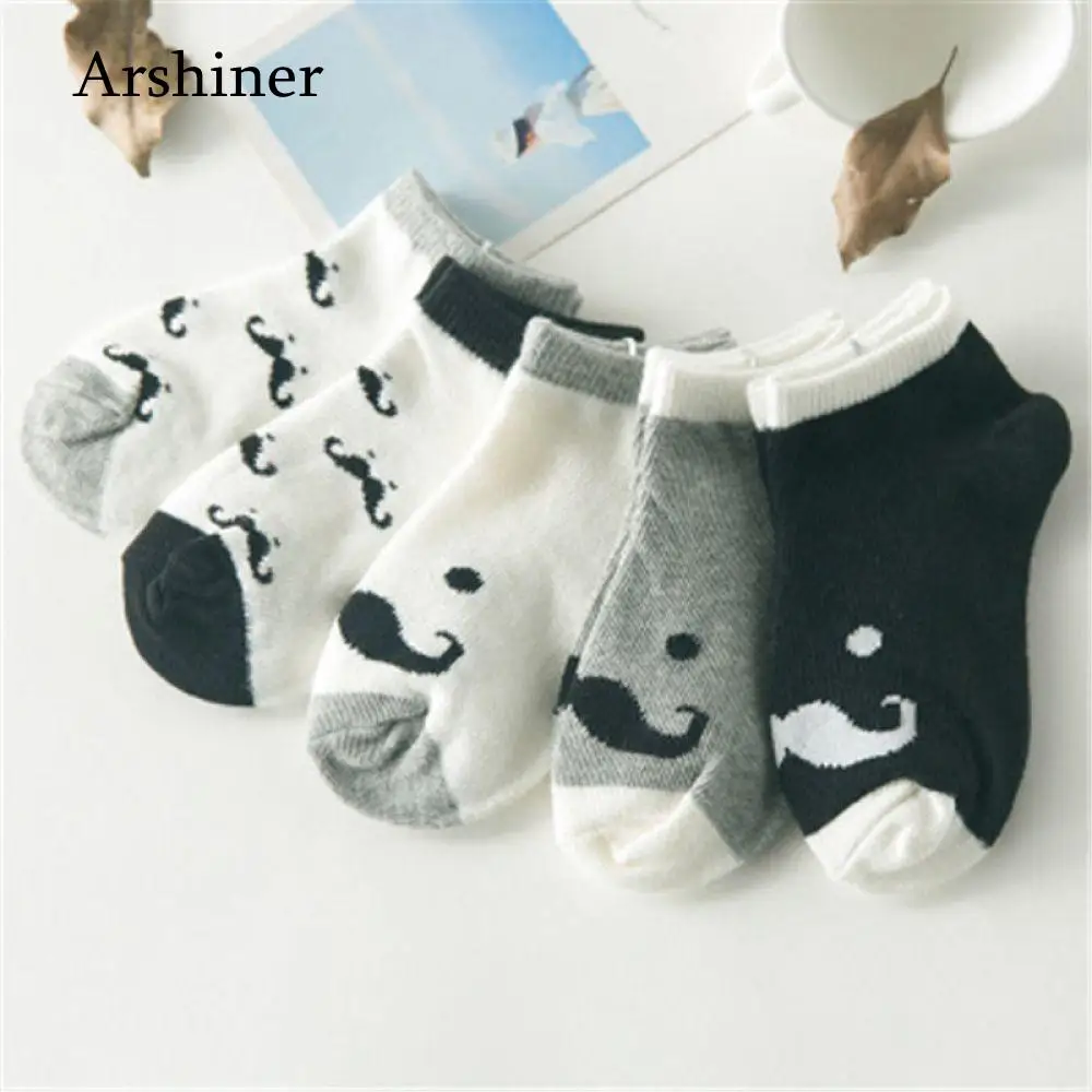 

Summer Male and Female Baby Sweat Breathable Wild Beard Cute Cotton Socks