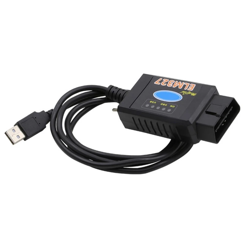 Elm327 Usb V1.5 Obd2 25K80 чип Автомобильный диагностический инструмент обновленная