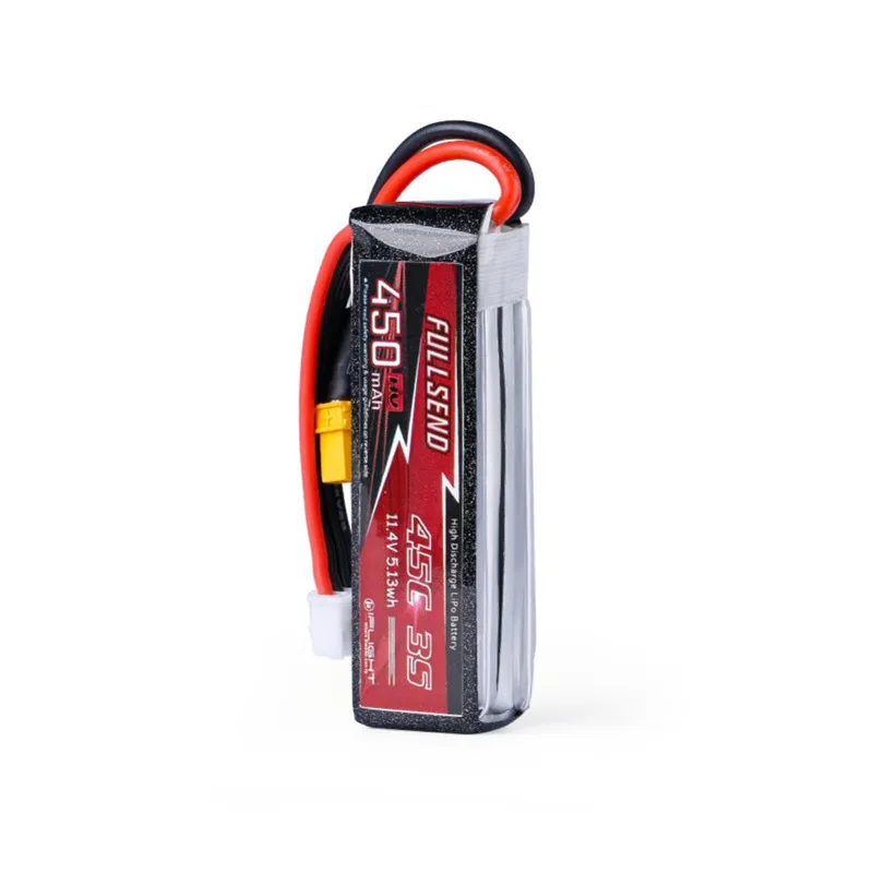 1/2/4 шт. FULLSEND 11 4 V 3S 450 мАч HV 45C Lipo Батарея XT30 разъем для дрона с дистанционным