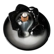 Портативная курильница с дымом водопад керамический держатель ладана кадильница для ароматерапии традиционный креативный домашний декор