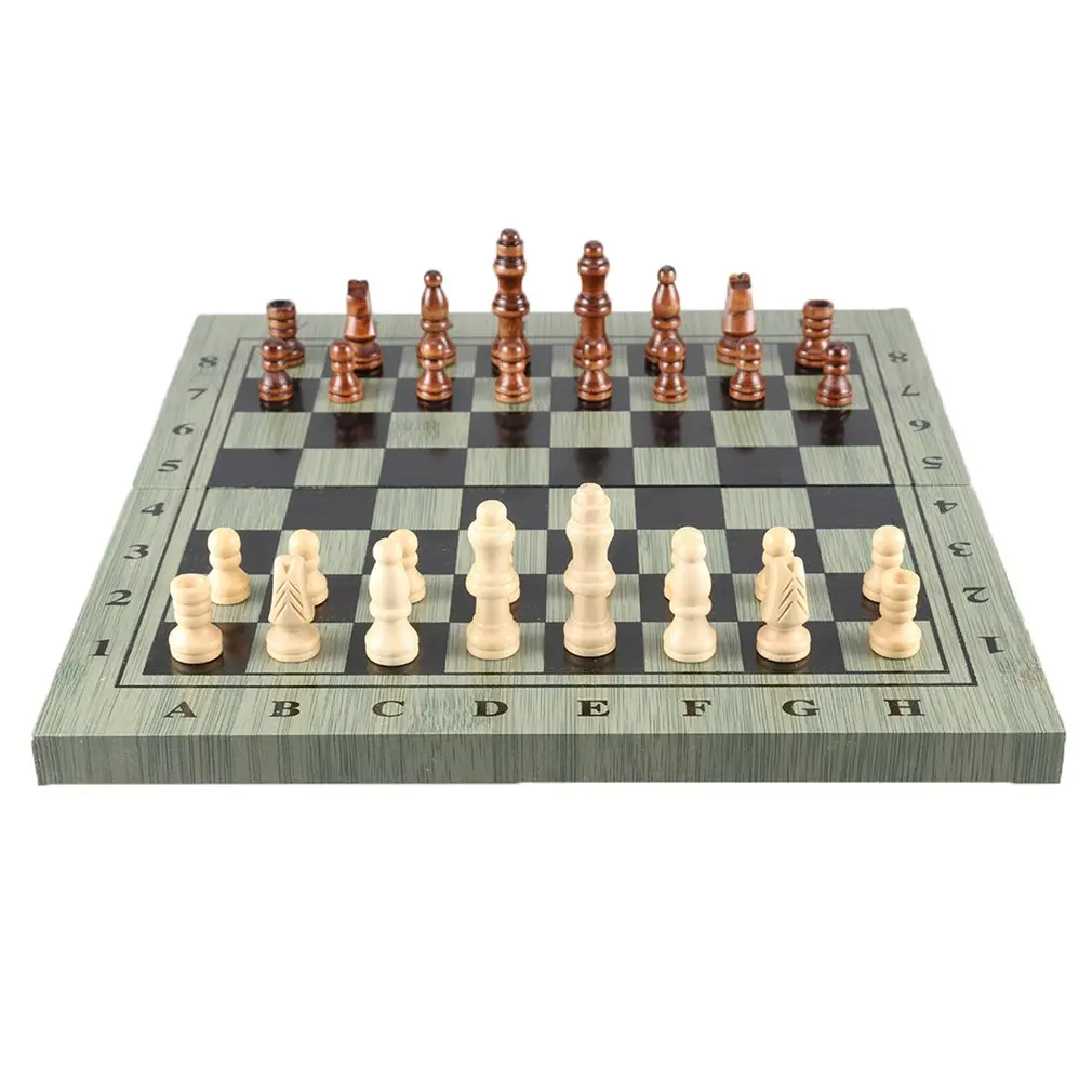 

International Chess Chinese Chess Checkers Folding Magnetic Board Chess Game Portable Chess Durable Exquisite Plastic Travel