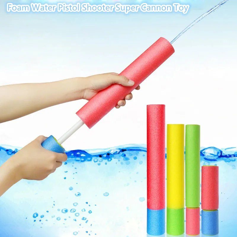 

2019 Summer Toys EVA Water Guns Water Pistol Shooter Super Cannon Toy For Kids Outdoor Games Swimming Pool Toys For Children