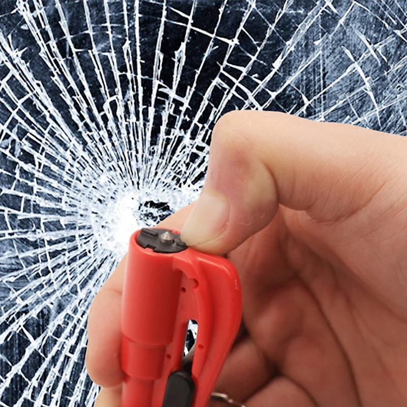 

1PC Mini safety hammer car life-saving escape hammer window keychain car Window broken emergency glass breaker
