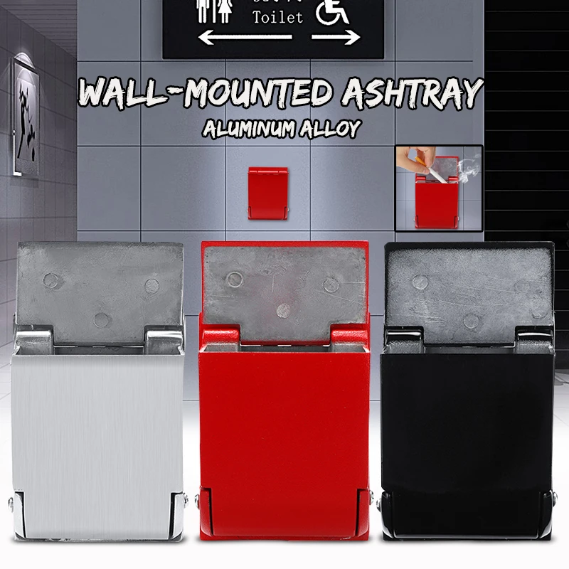 

Wall Mounted Ashtray Car Ashtrays Aluminum Alloy Interior Styling Decoration Product Creatives New Practical Smoking Accessories