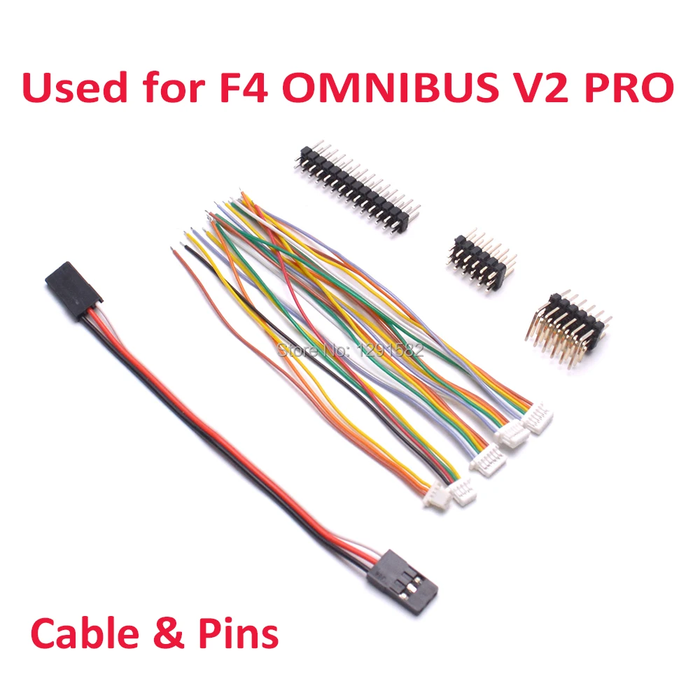 

1 set Cable + pins for FLIP 32 F4 OMNIBUS V2 V3 PRO flight controller board For FPV