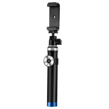 Luxury Bluetooth wireless Selfie Stick Handheld Brushed Metal Monopod Shutter Extendable For iPhone ios/Android