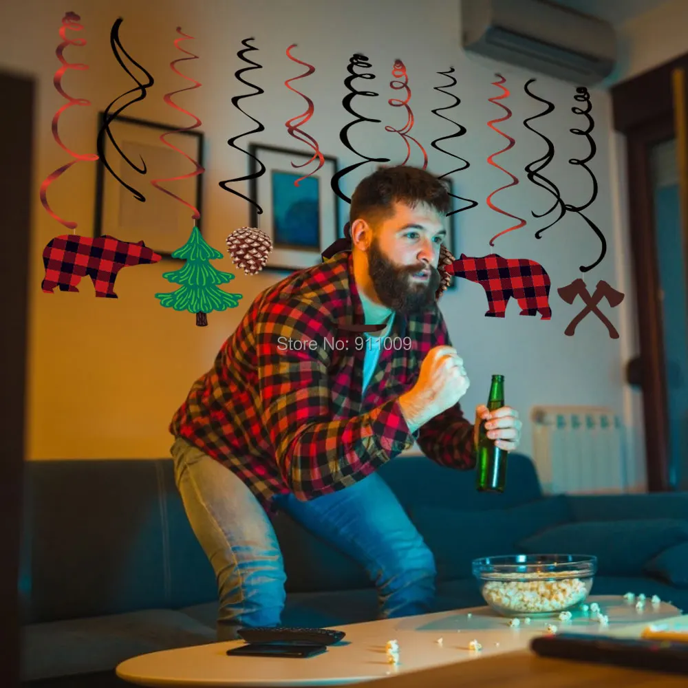 Спиральный потолочный светильник Lumberjack искусственная кожа для домашней
