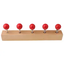 Red Screw Bolt Sensory Development Game Montessori Early Learning Educational Toys Gift for Children Kids Toddlers Baby