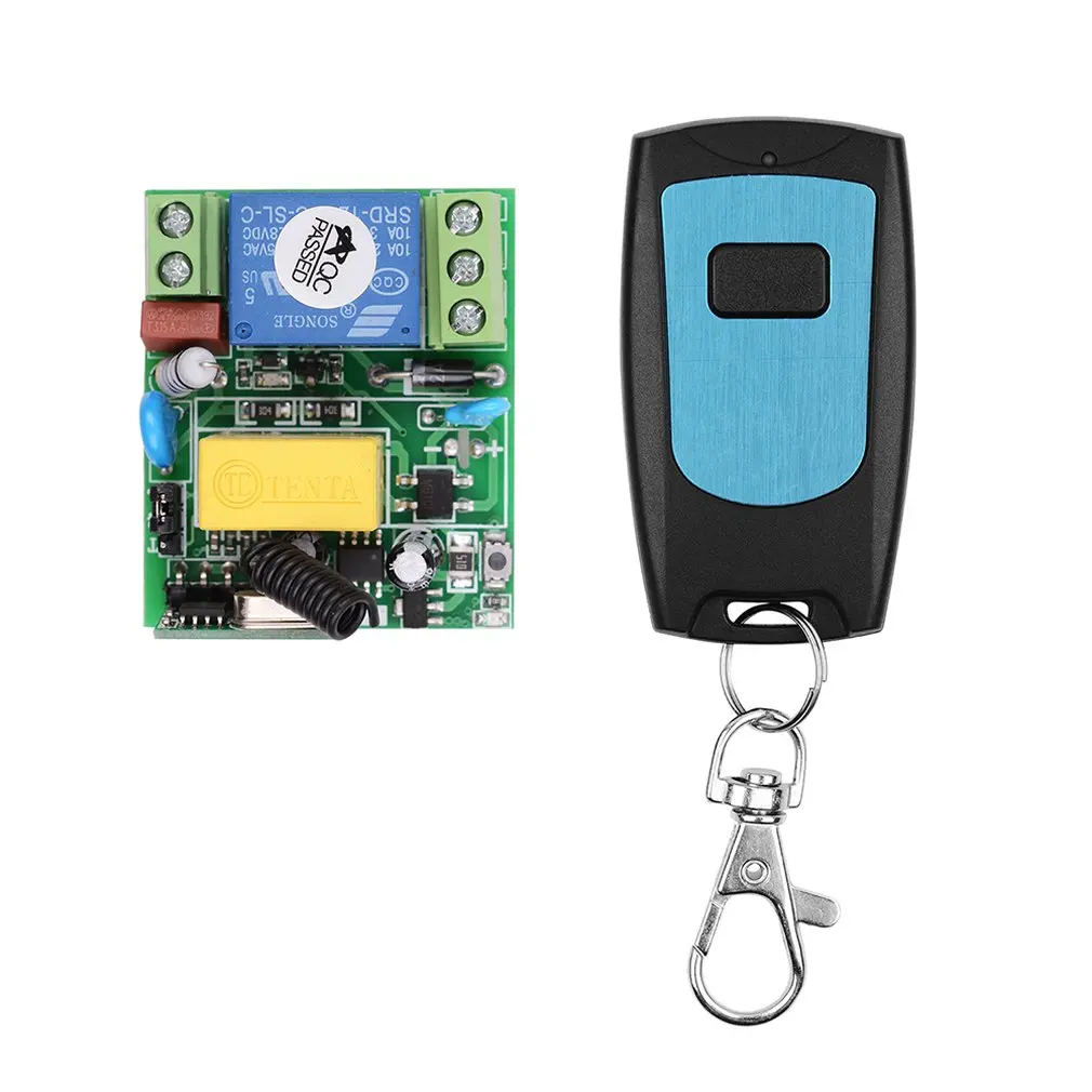 

Wireless Remote Control Switch DC 12V 10A 4CH Receiver Module Transmitter Controller for Electric Gate Garage Door