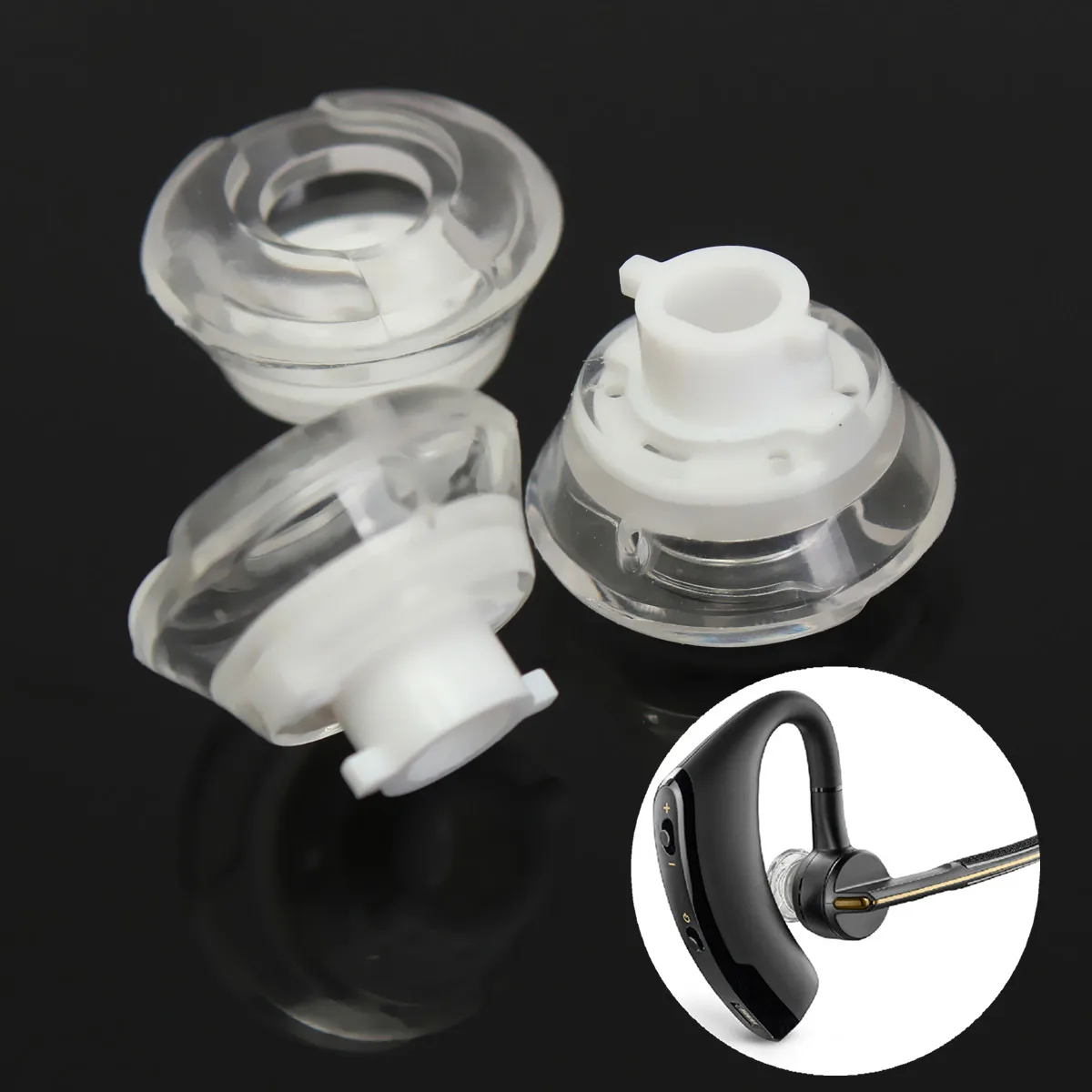 

LEORY 3pcs Small Eartips Earbuds Ear Gel Tips for Plantronics Voyager Legend bluetooth D13mm Earphone Accessories