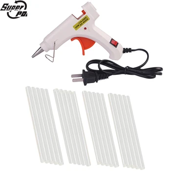 

Super PDR Tools 20W Hot Melt Glue Gun with 20pcs 7mm Glue Stick Industrial Repair Mini Gun Thermo Electric Heat Temperature Tool