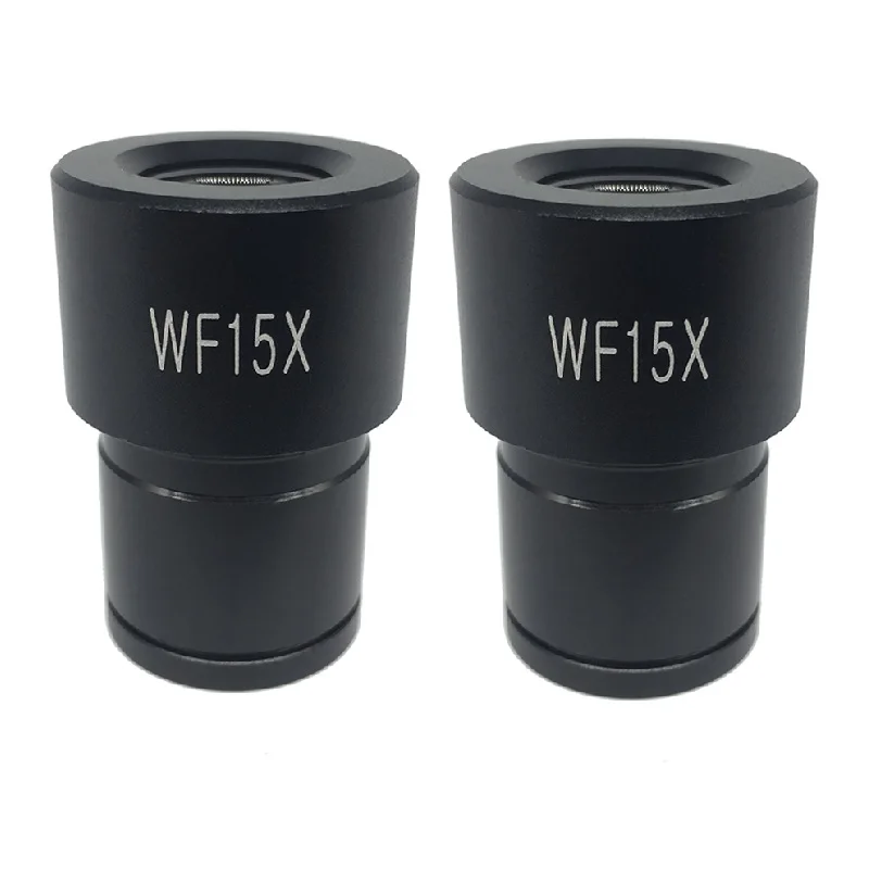 WF15X Wide Field 13mm Eyepiece Optical Lens for Biological Microscope Mounting Size 23.2mm with or withoutReticle Scale Reticle