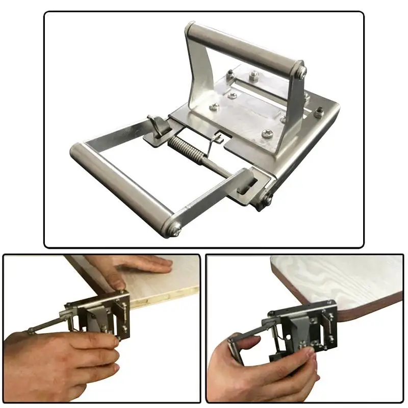 Large Stainless Steel Manual Edge Banding Machine Edge Banding Straight Line Keep Machine Edge Banding Machine