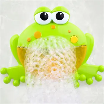 

Bubble Machine Big Frogs Automatic Bubble Maker Blower Music Bath Baby Kids Toy