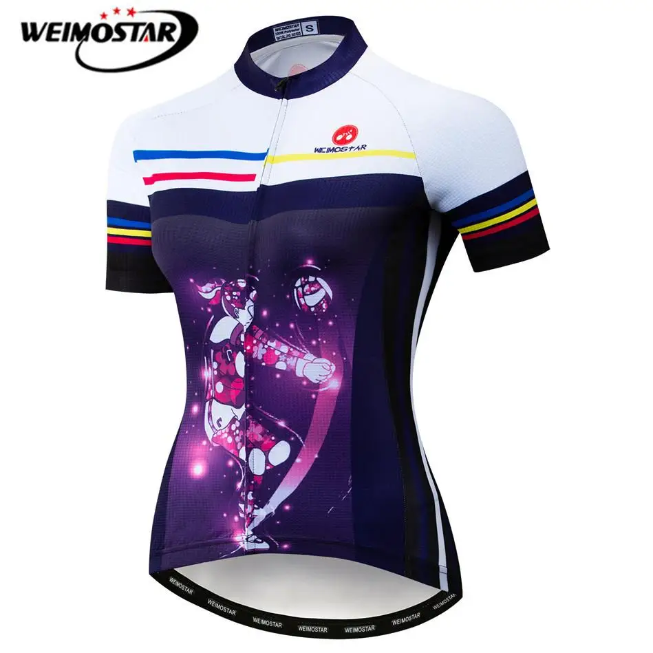 Weimostar 2022 Women Cycling Jersey Summer Mtb Road Bike Jersey Short