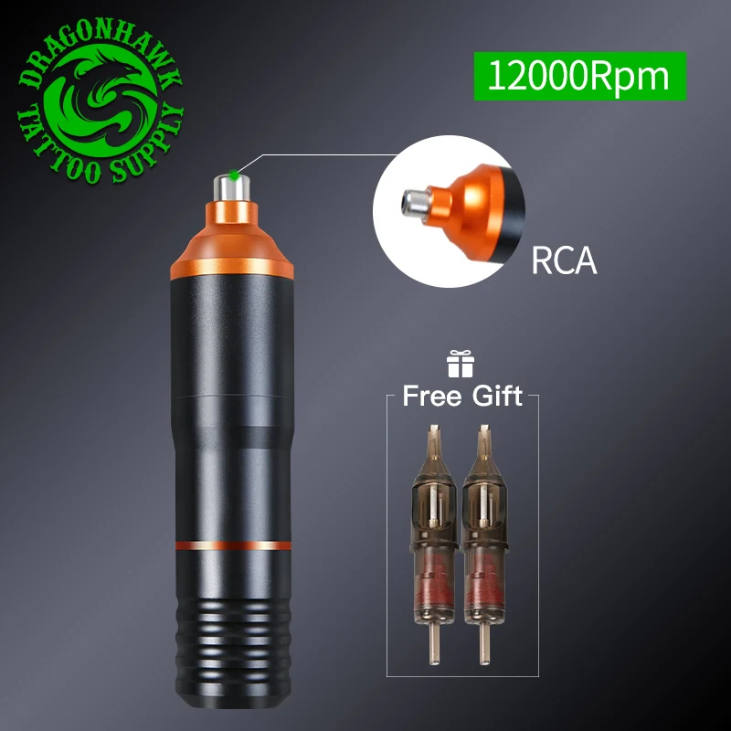 

Tattoo Rotary Pen Machine Permanent Makeup Eyebrow Lip Machine Strong Motor RCA Tattoo Gun Kit Set Supplies