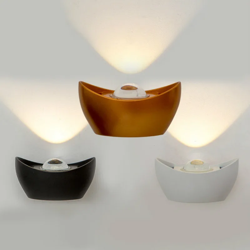 

DE.SOUL Modern LED Aluminum Wall Lamp Led Background Wall Corridor Aisle Lamp Hotel Engineering Lamp Bedside Concise Wall Lamp